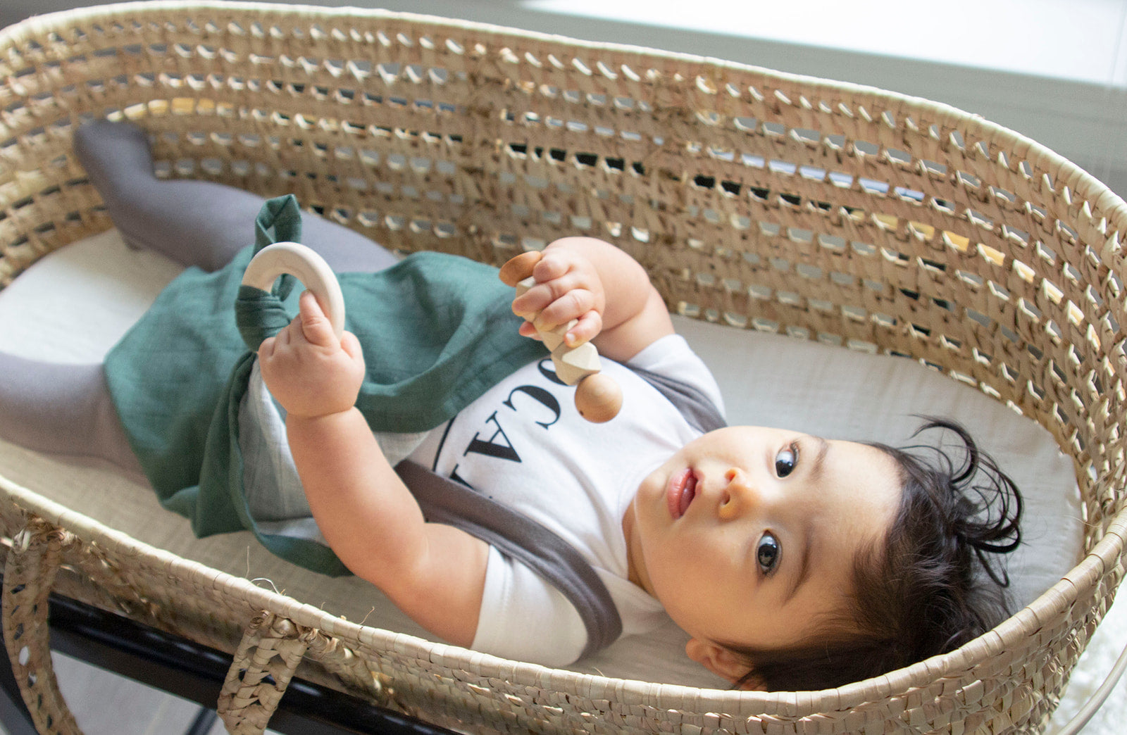 Noble Fir Lovey Teething Blanket