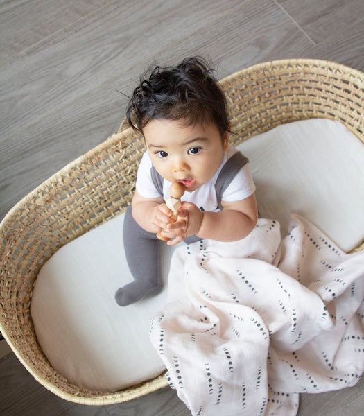 Moon Phases Lovey Teething Blanket