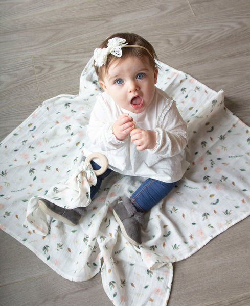 Magnolia Lovey Teething Blanket
