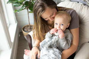 Evergreen Tree Lovey Teething Blanket