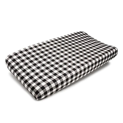 Buffalo Plaid B&W Bassinet Sheet