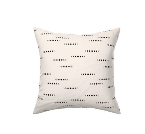 Moon Phases Decor Pillow Cover