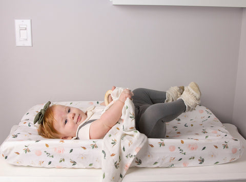 Magnolia Floral Bassinet Sheet