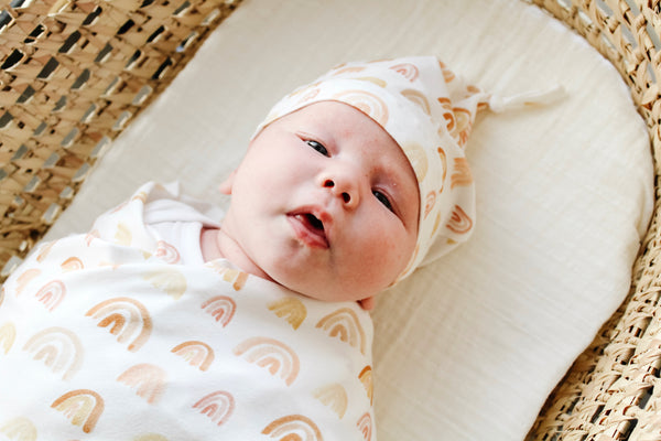 London Rainbows Swaddle Blanket
