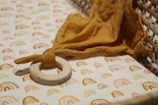 London Rainbows Bassinet Sheet