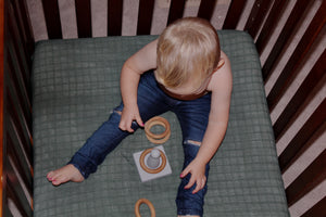 Noble Fir Fitted Crib Sheet