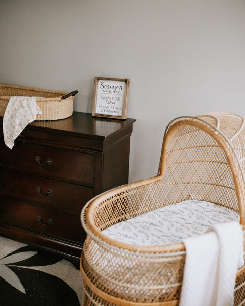 Custom Bassinet Sheet/Change Pad Cover