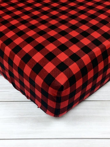 Buffalo Plaid R&B Fitted Crib Sheet