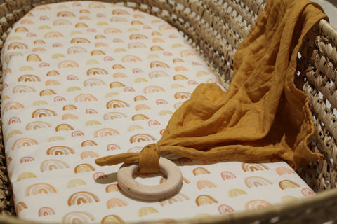 London Rainbows Bassinet Sheet