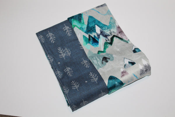 Custom Organic Cotton & Faux Minky Blanket