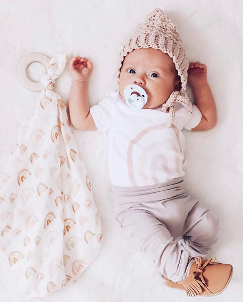 London Rainbows Lovey Teething Blanket