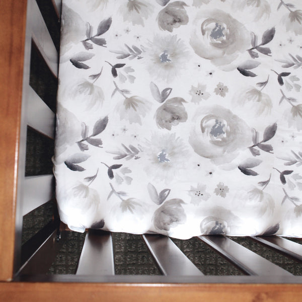 Peony Garden Fitted Crib Sheet