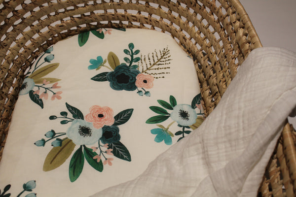 Custom Bassinet Sheet/Change Pad Cover