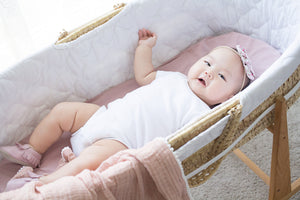 VONBON Exclusive-Rosy Pink Bassinet Sheet